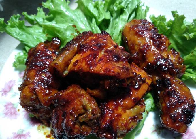 Ayam Panggang Mentega Kecap Saus Tiram