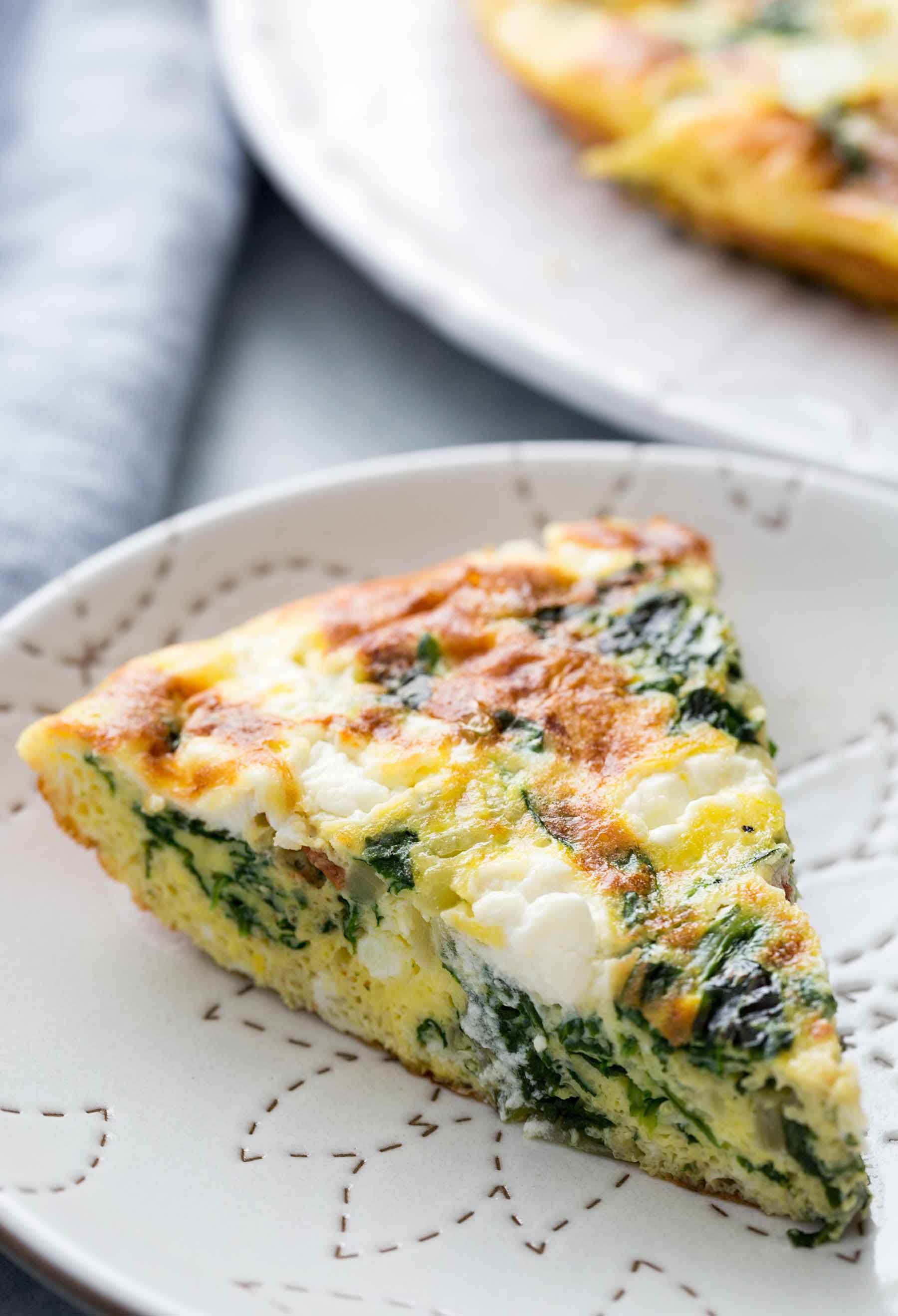 Egg Spinach Fritatta