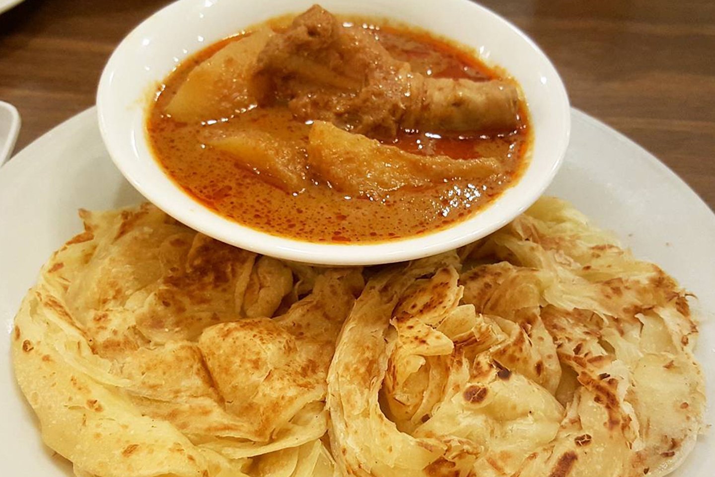 Parata kuah kari ayam